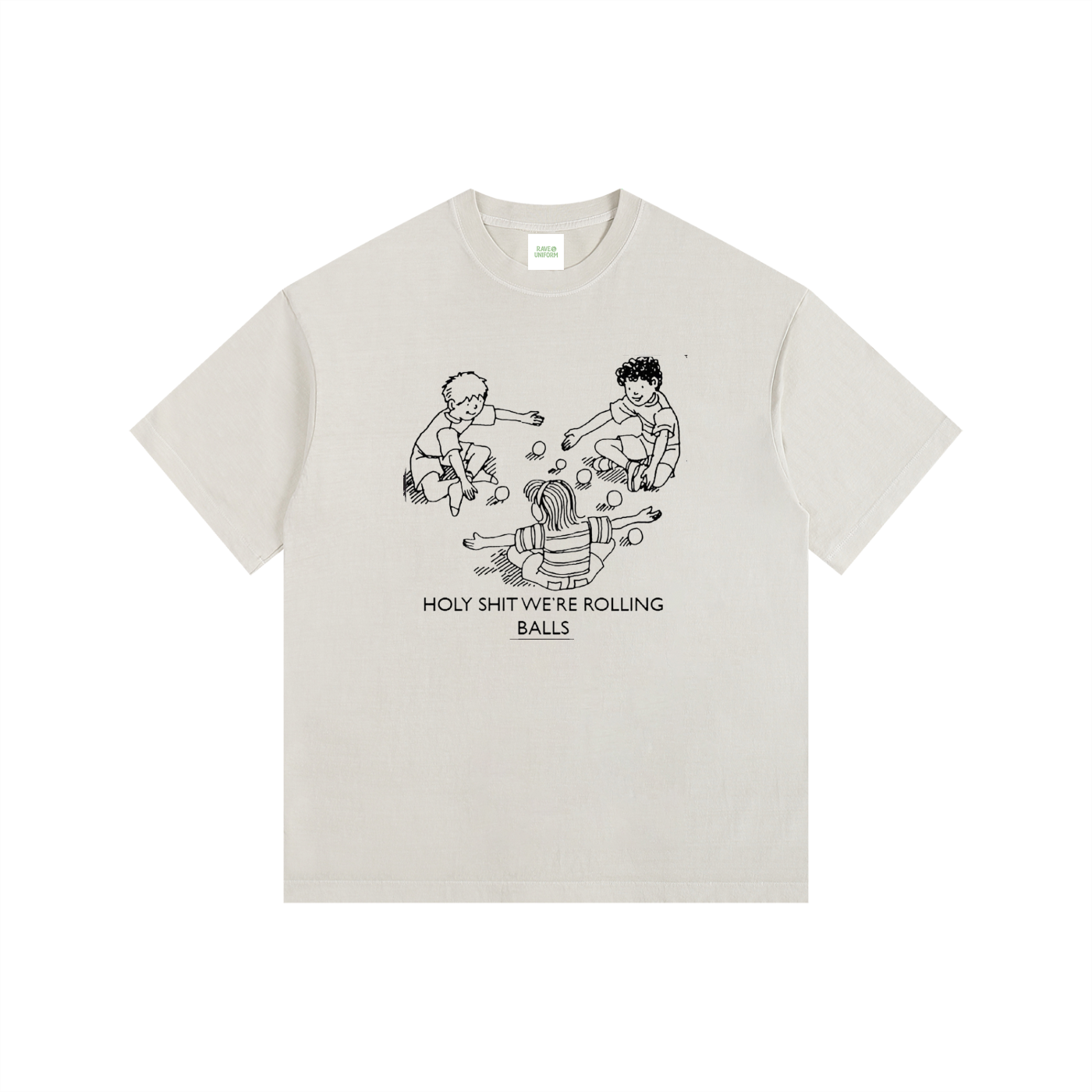 Rolling Balls Oversized T-Shirt