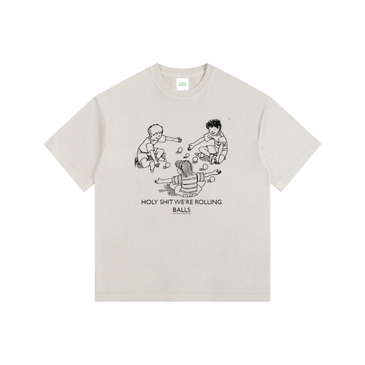 Rolling Balls Oversized T-Shirt
