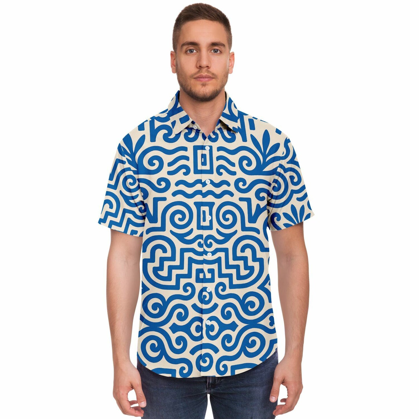 Greek Isles Button Up