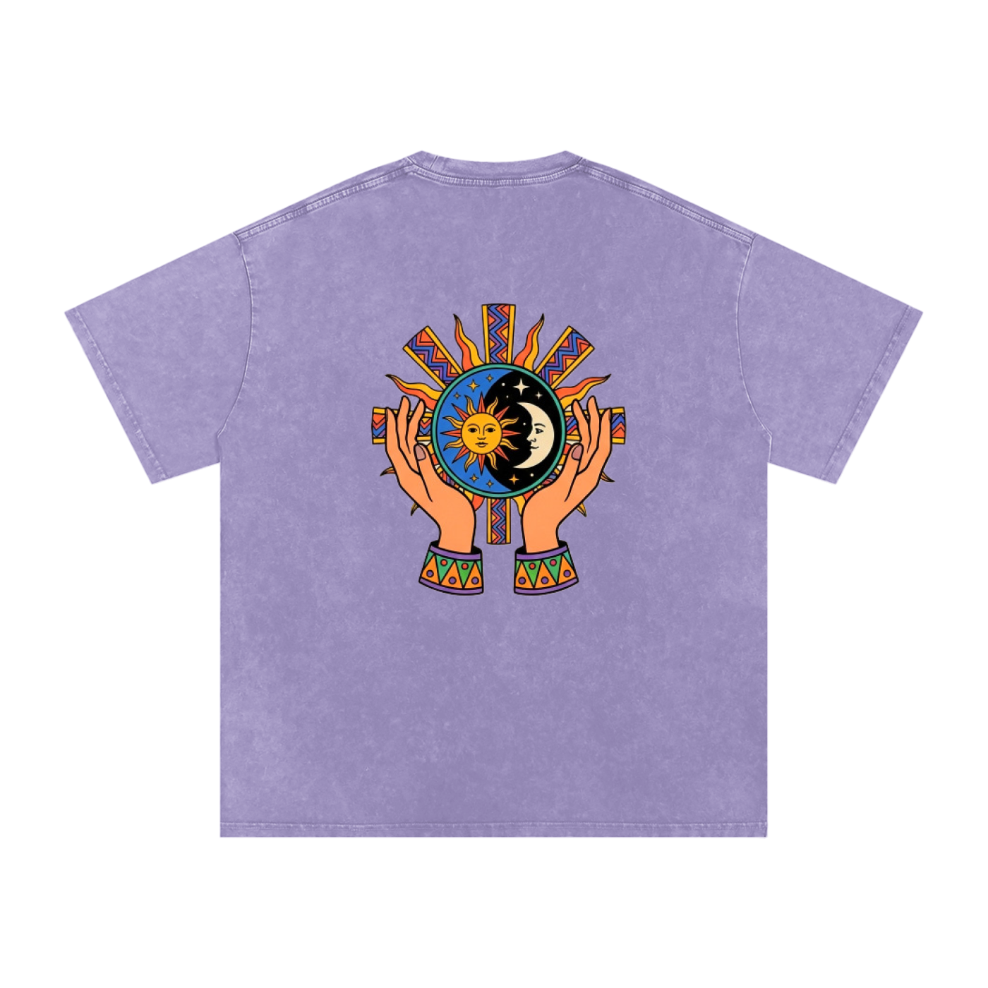 Aztec Rising Oversized Vintage T-Shirt