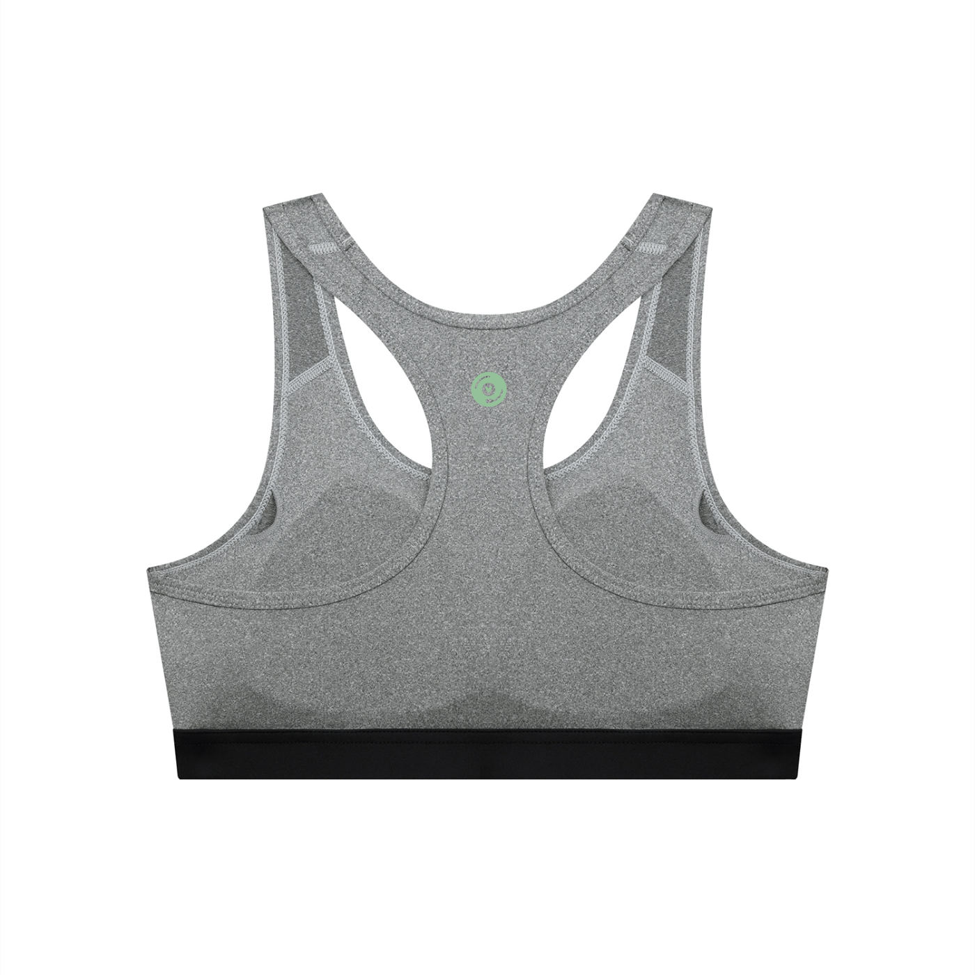 Vinyl Love Cropped Sports Bra - Rave Uniform Detail View