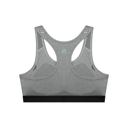 Vinyl Love Cropped Sports Bra - Rave Uniform Detail View