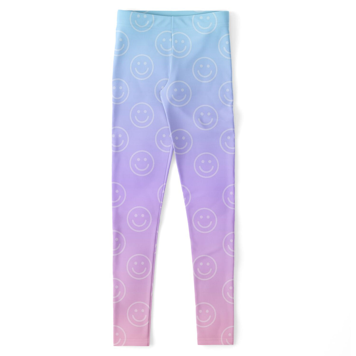 Cotton Candy Smiles Leggings, front, flat lay