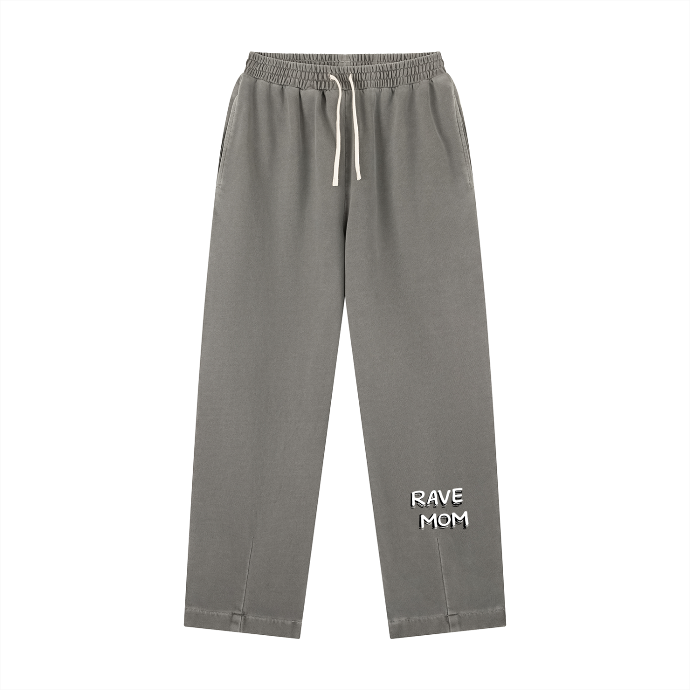 Rave Mom Drawstring Sweatpants in Dark Gray by Rave Uniform