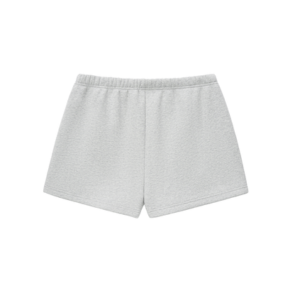 PLUR Cotton Shorts in Flower Gray alternate view by Rave Uniform
