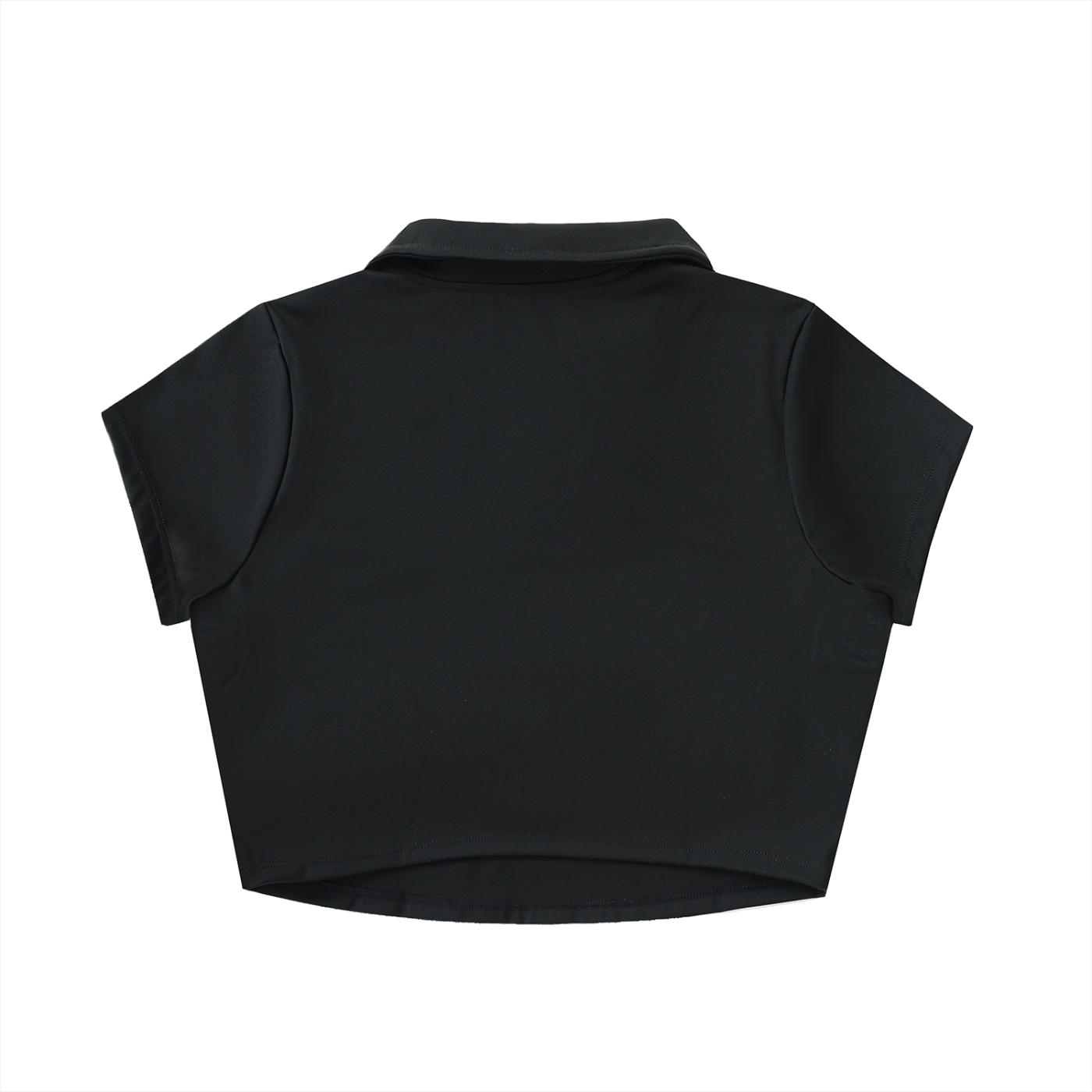 Lapel Crop Top