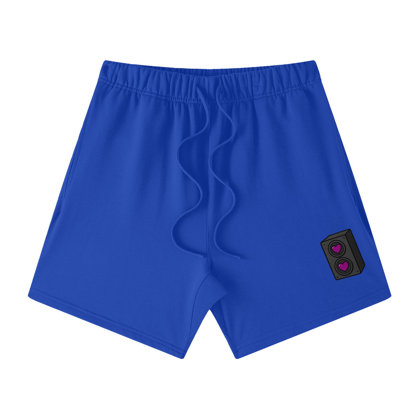 Speaker Love Cotton Shorts - Rave Streetwear View