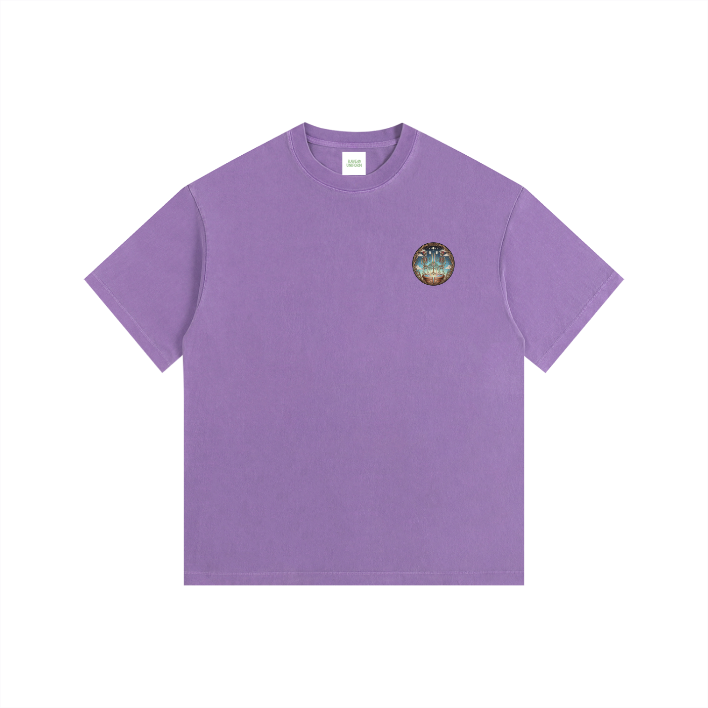 Flower Friends Oversized T-Shirt - Rave Uniform Detail View