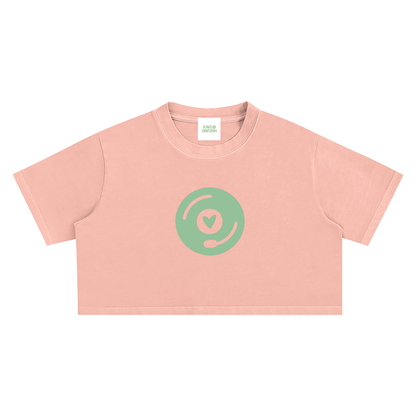 Vinyl Love Crop Top