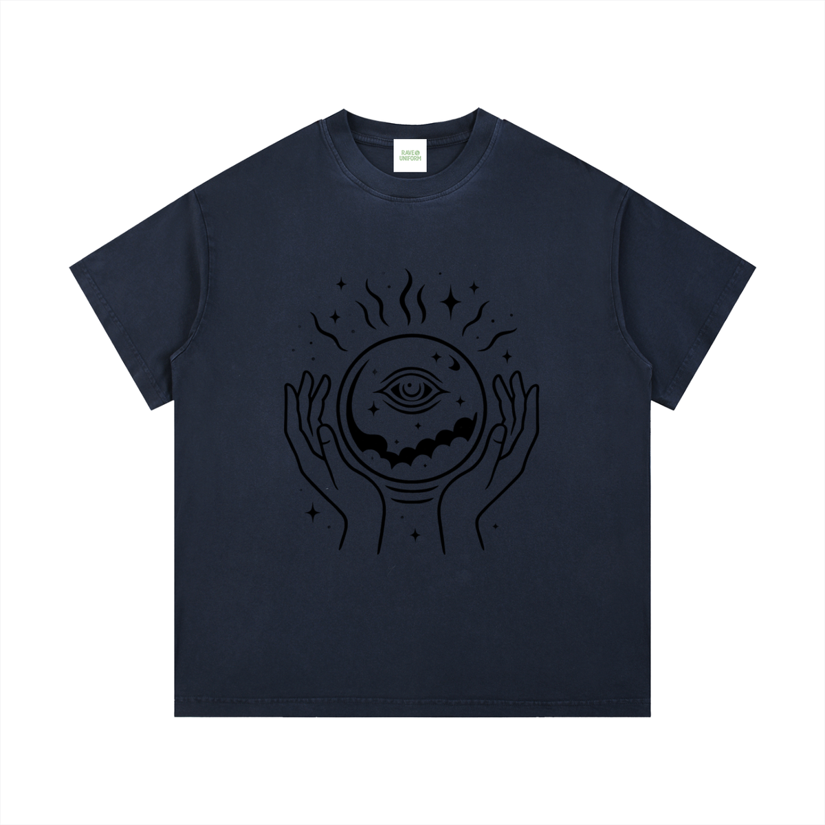 Eye of The World T-Shirt in Royal Blue detail view by Rave Uniform