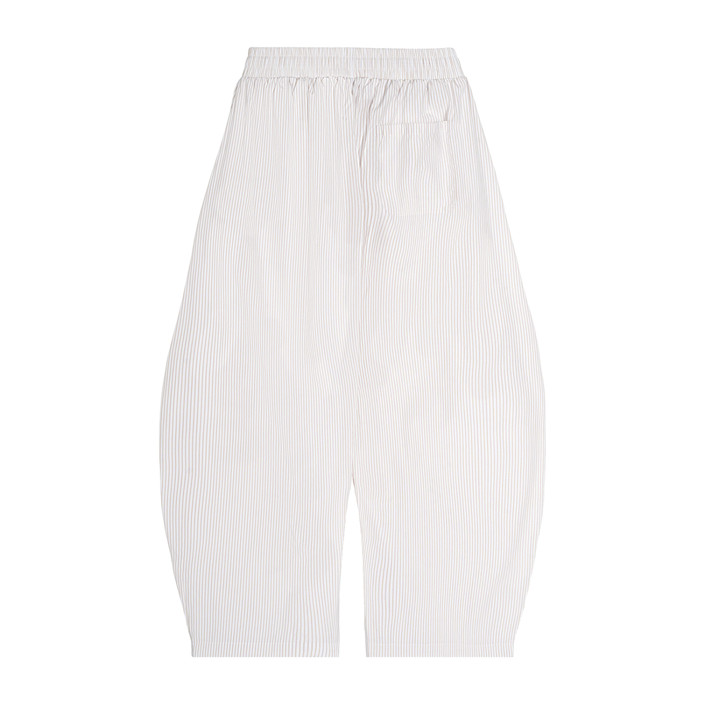 Striped Oversized Barrel Pants in Apricot alternate view by Rave Uniform