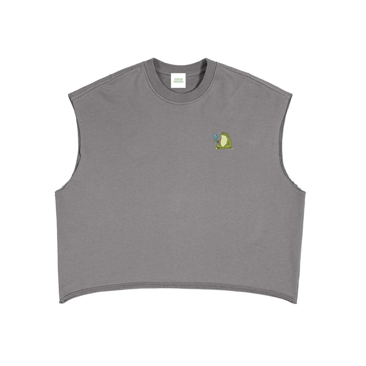 Its Hot Frog Boxy Tank Top - Rave Streetwear View