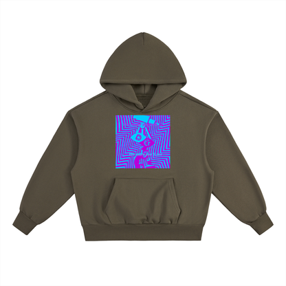 Eye Spy Hoodie in Olive Green by Rave Uniform