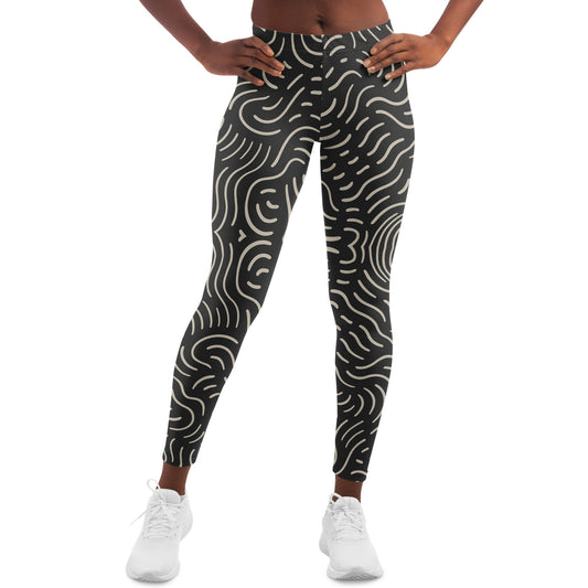 Golden Doodles Leggings, front, on model