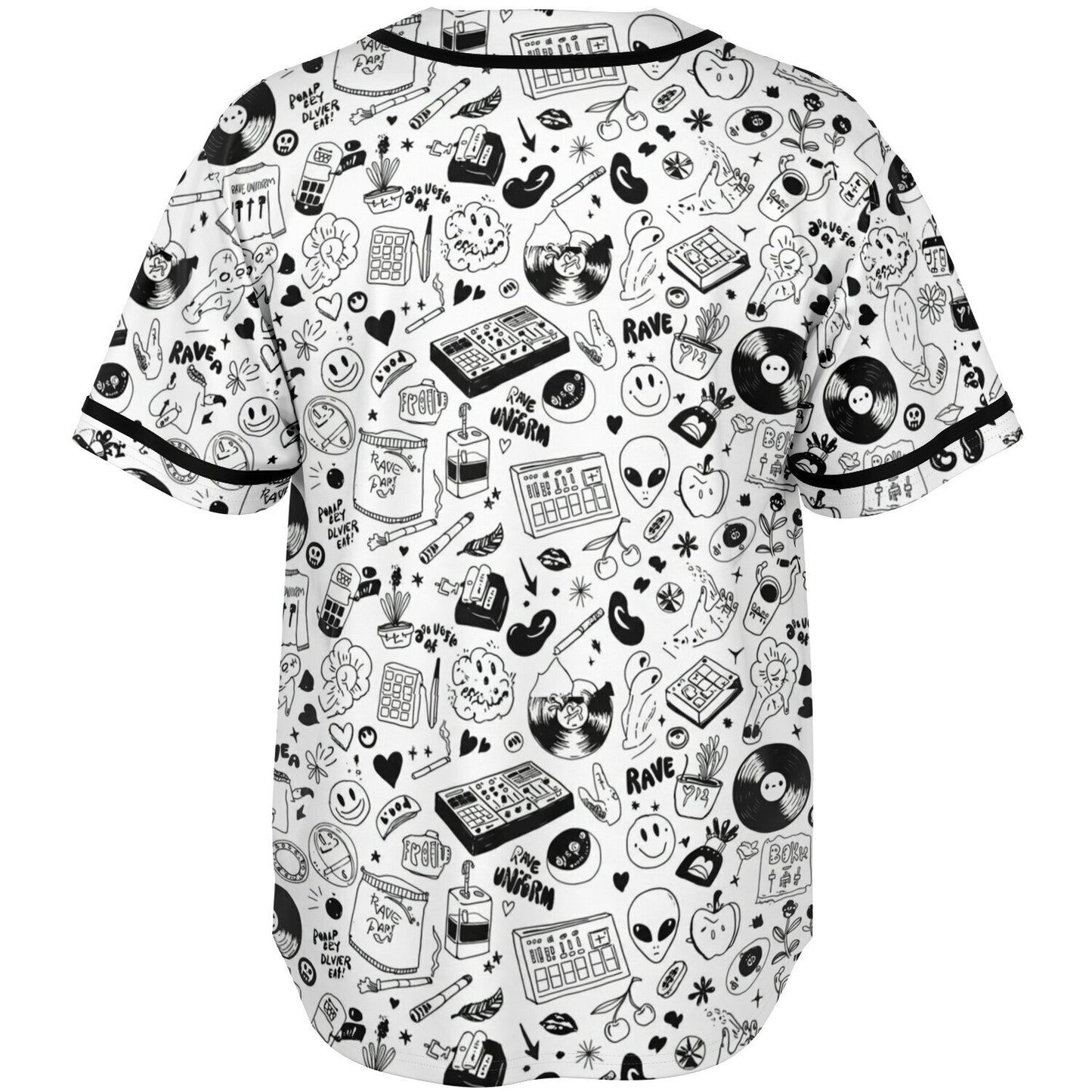 Stoner Doodles Inverted Baseball Jersey