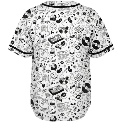 Stoner Doodles Inverted Baseball Jersey