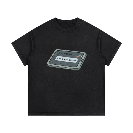 Love U T-Shirt in Black by Rave Uniform