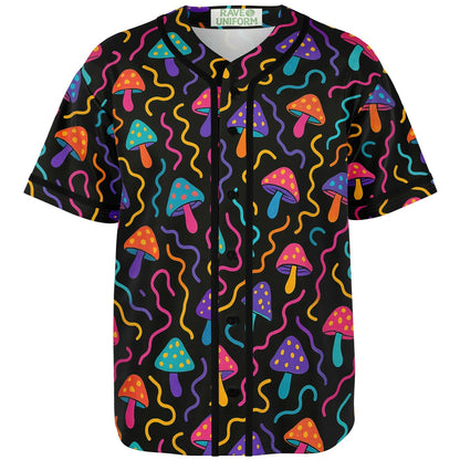 Mushroom Confetti Baseball Jersey