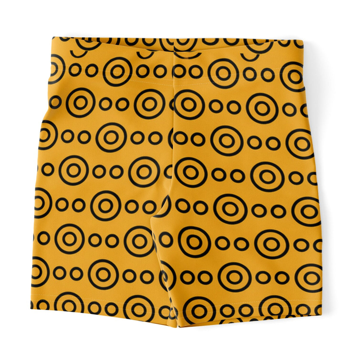 Yellow Eyes Legging Shorts, front, flat lay