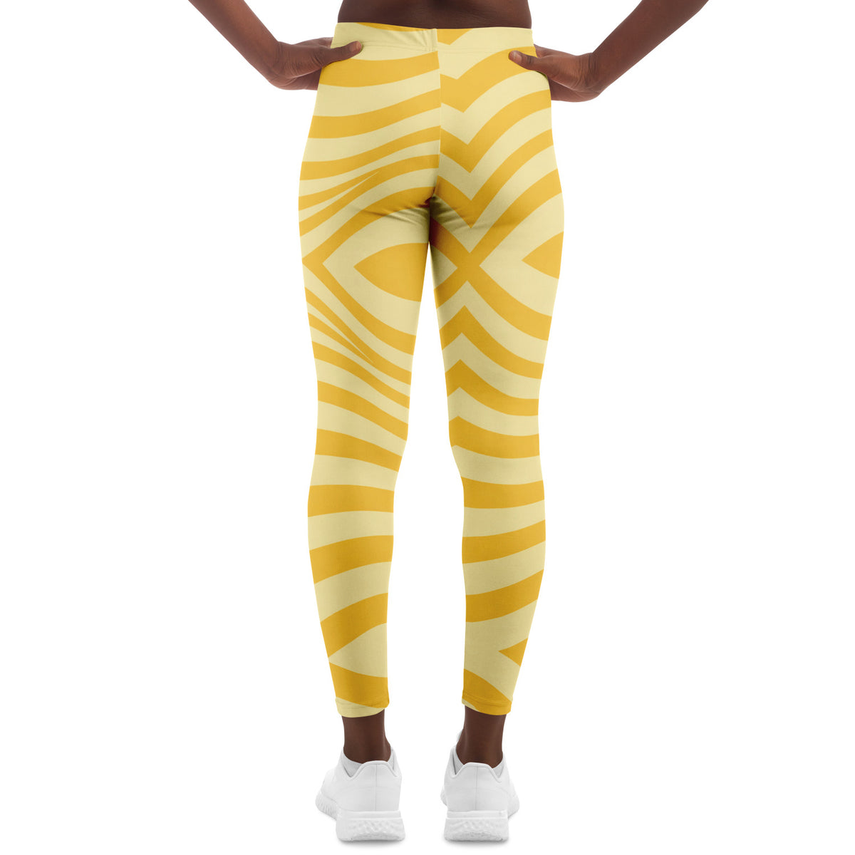 Banana Split Leggings, back, on model