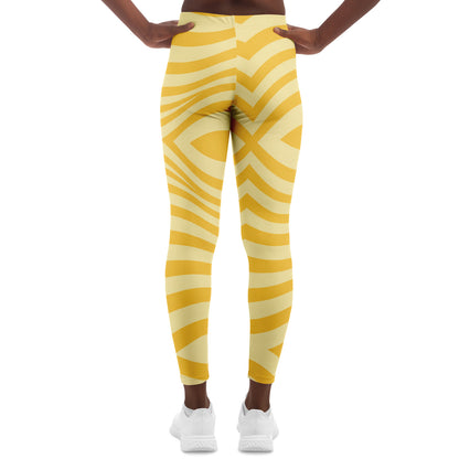 Banana Split Leggings, back, on model