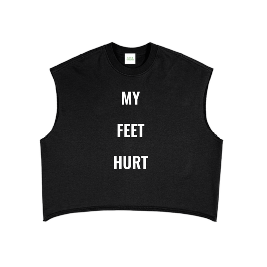 Feet Hurt Boxy Tank Top