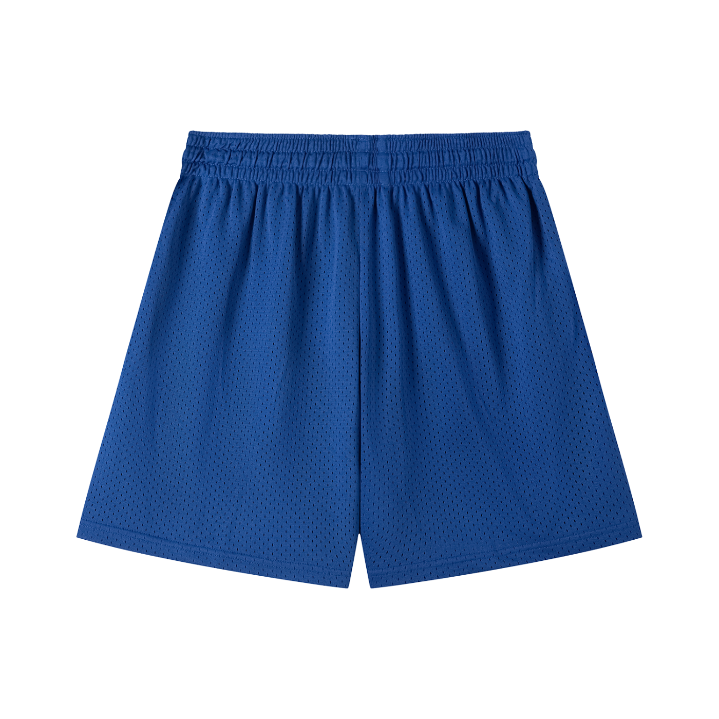 Vinyl Love Mesh Shorts in Colorful Blue detail view by Rave Uniform