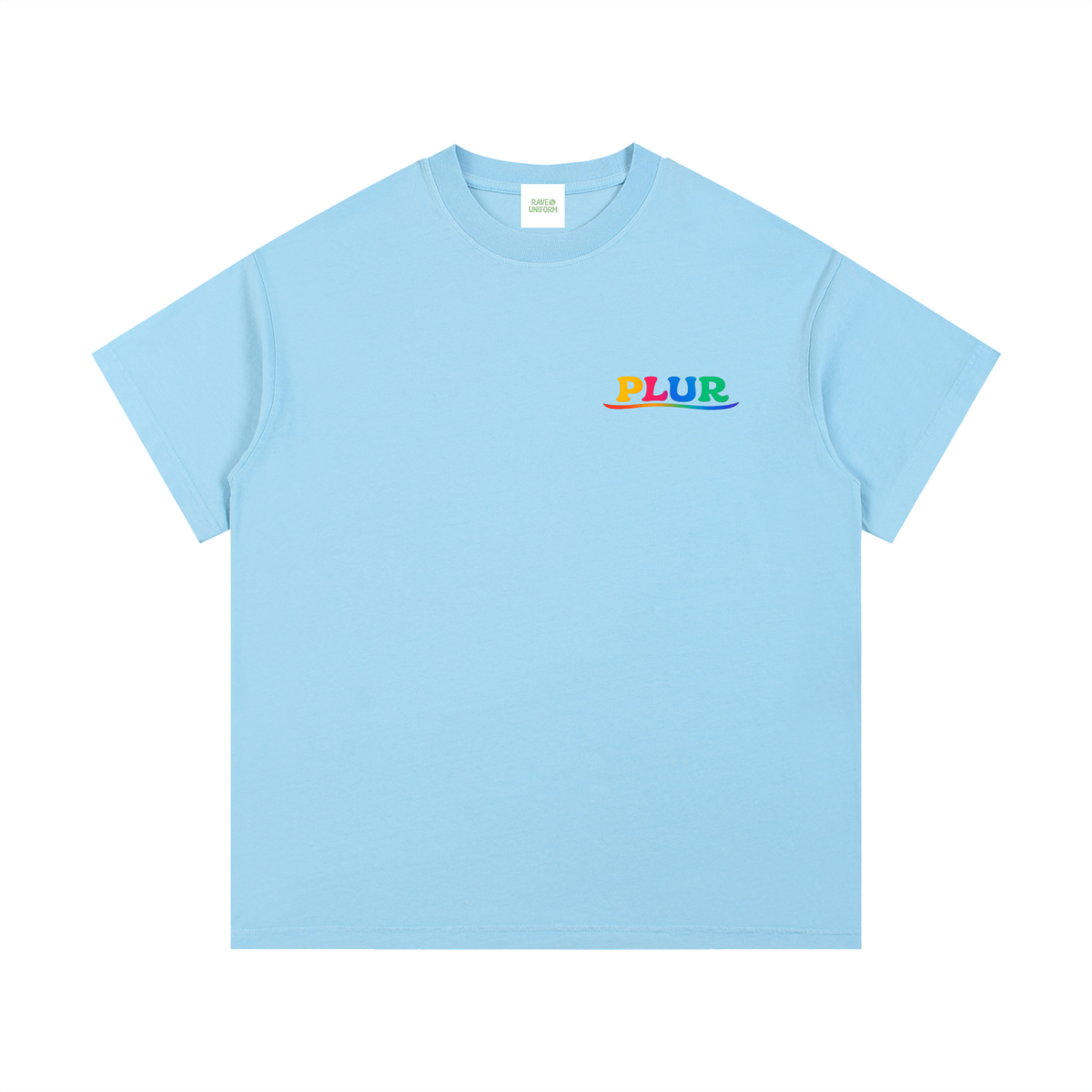 PLUR T-Shirt in Sky Blue by Rave Uniform