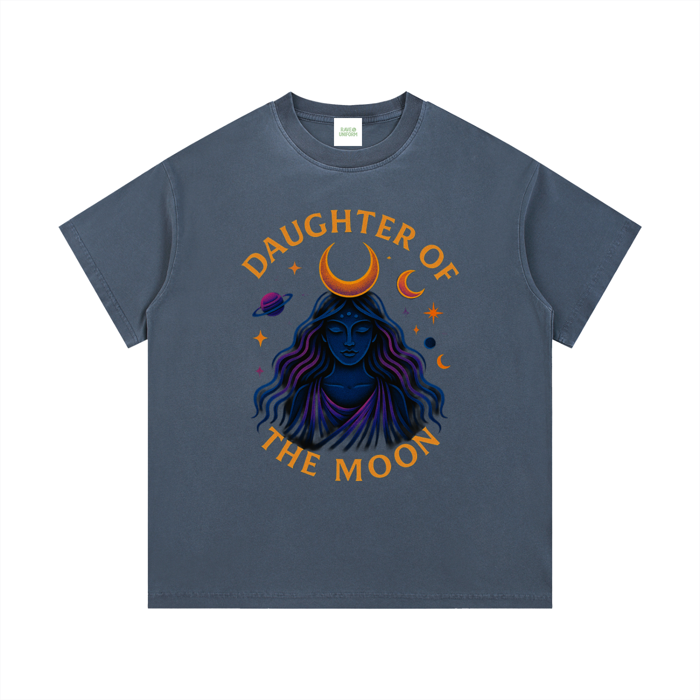 Daughter of The Moon T-Shirt - Rave Uniform Detail View