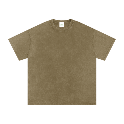 Feet Hurt Oversized Vintage T-Shirt in Gray Green detail view by Rave Uniform