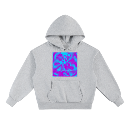 Eye Spy Hoodie in Flower Gray by Rave Uniform