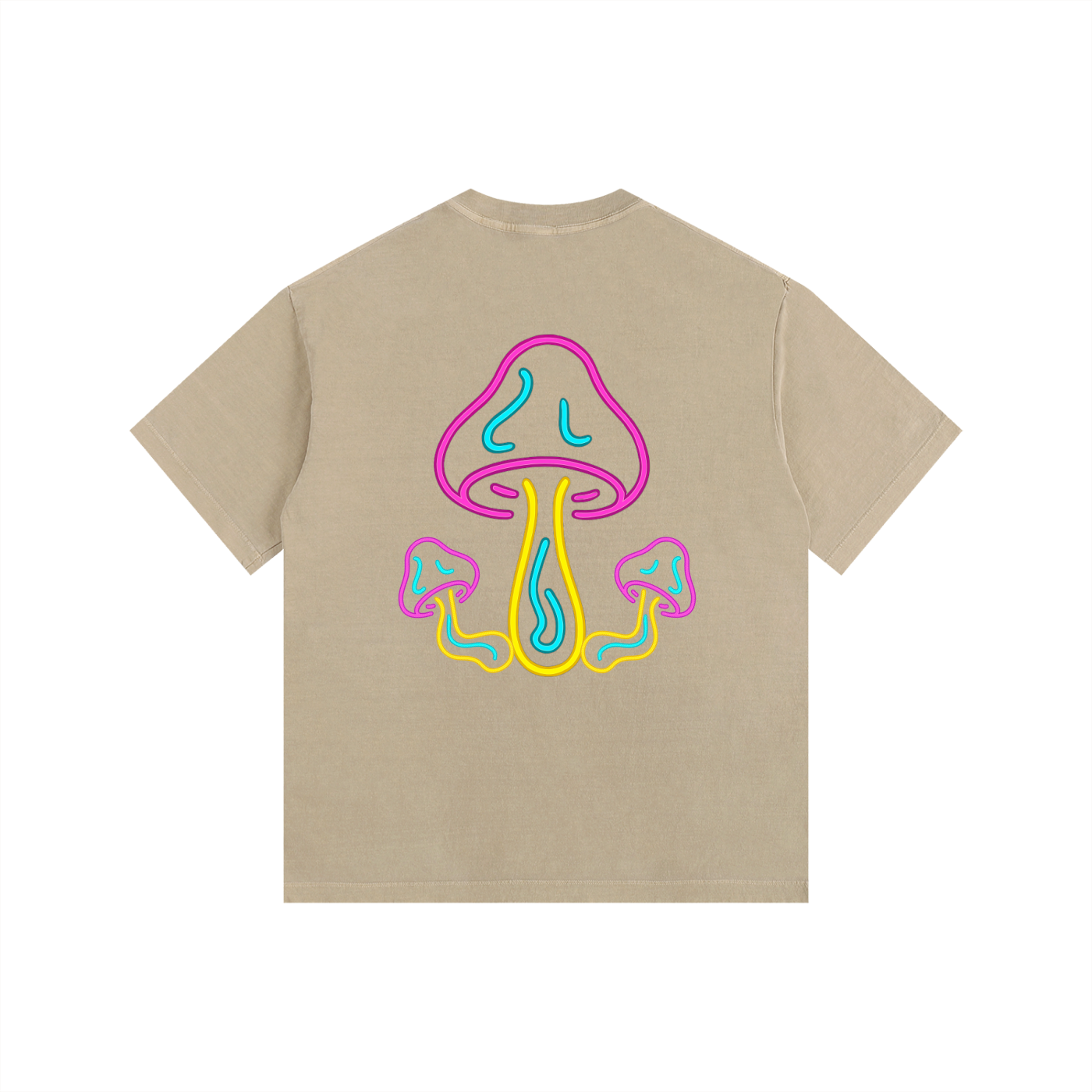 Glowing Mushroom Oversized T-Shirt