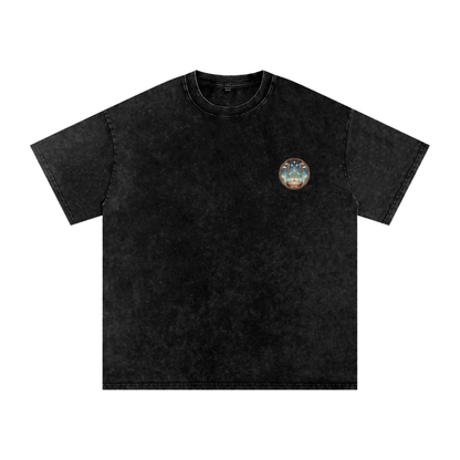 Flower Friends Oversized Vintage T-Shirt - Rave Streetwear View
