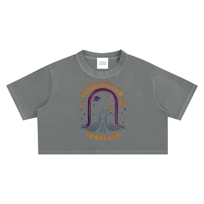 Interstellar Traveller Crop Top