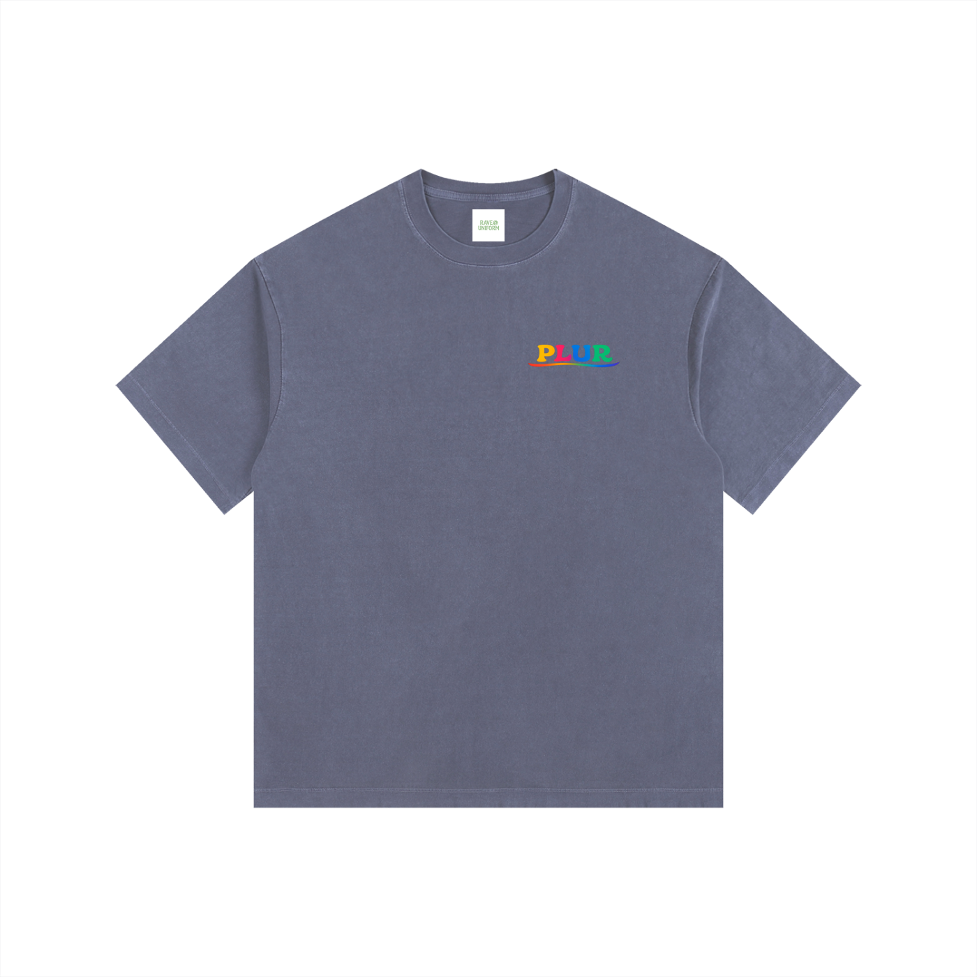 PLUR Oversized T-Shirt - Rave Uniform Detail View