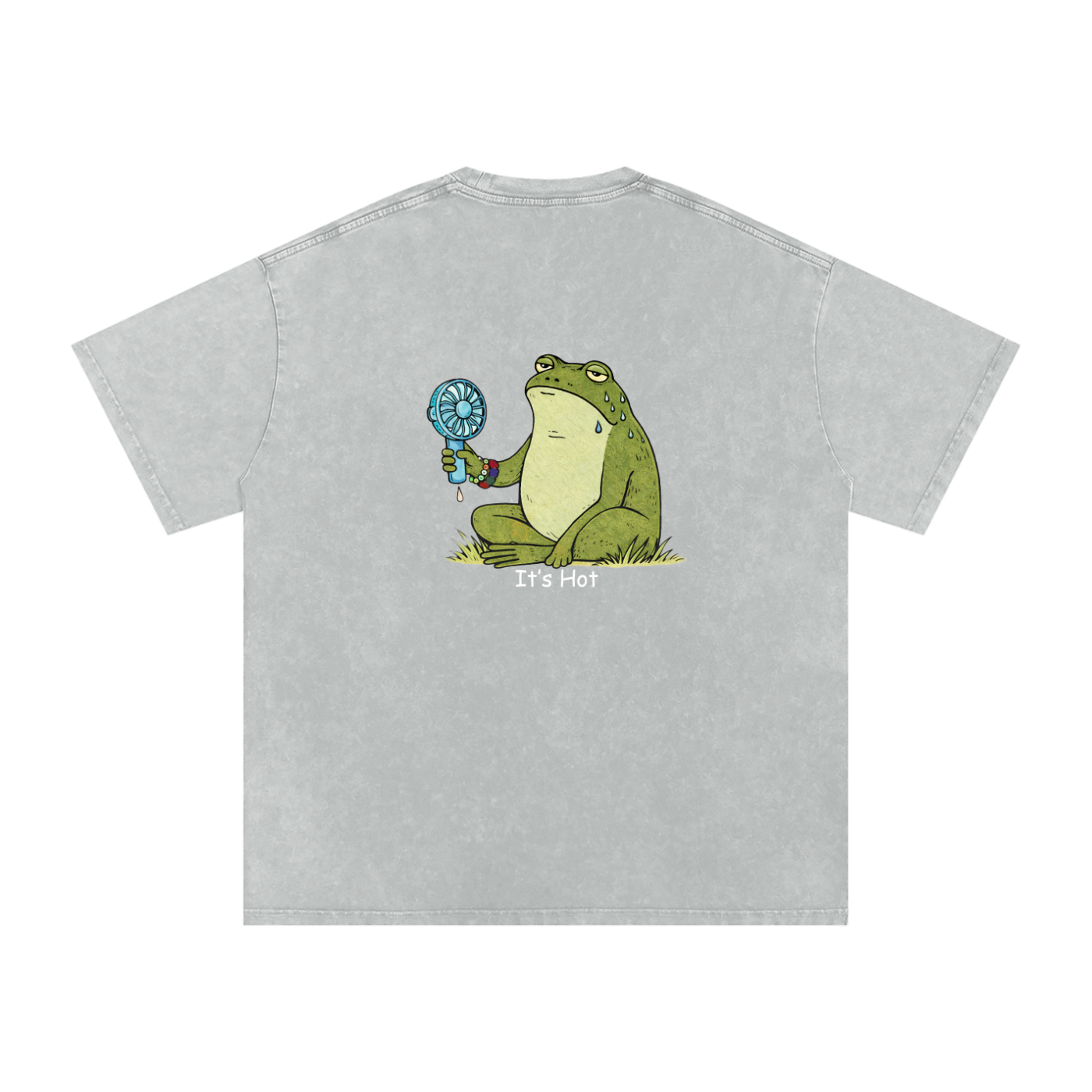 Its Hot Frog Oversized Vintage T-Shirt - Rave Streetwear View