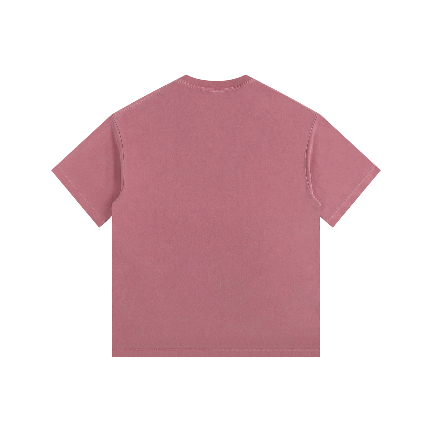 Vinyl Love Oversized T-Shirt in Ancora Red detail view by Rave Uniform
