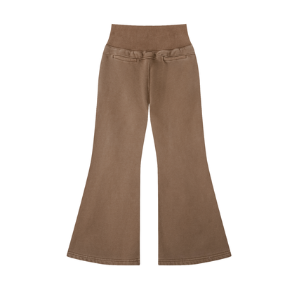 Flared-Leg Fleece Pants