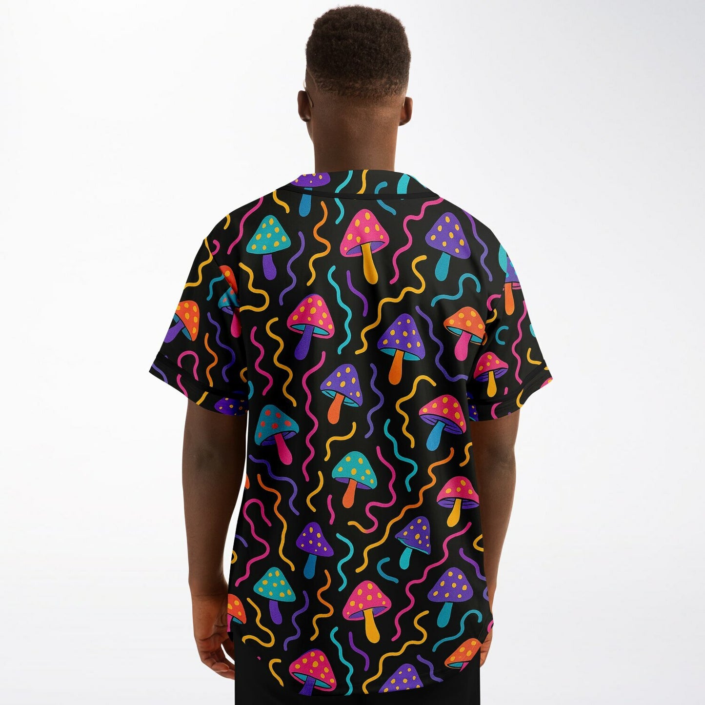 Mushroom Confetti Baseball Jersey