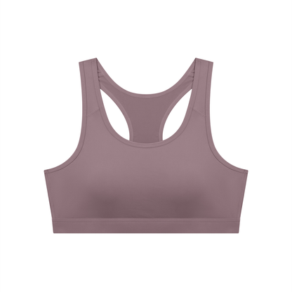 Vinyl Love Cropped Sports Bra - Rave Uniform Front View