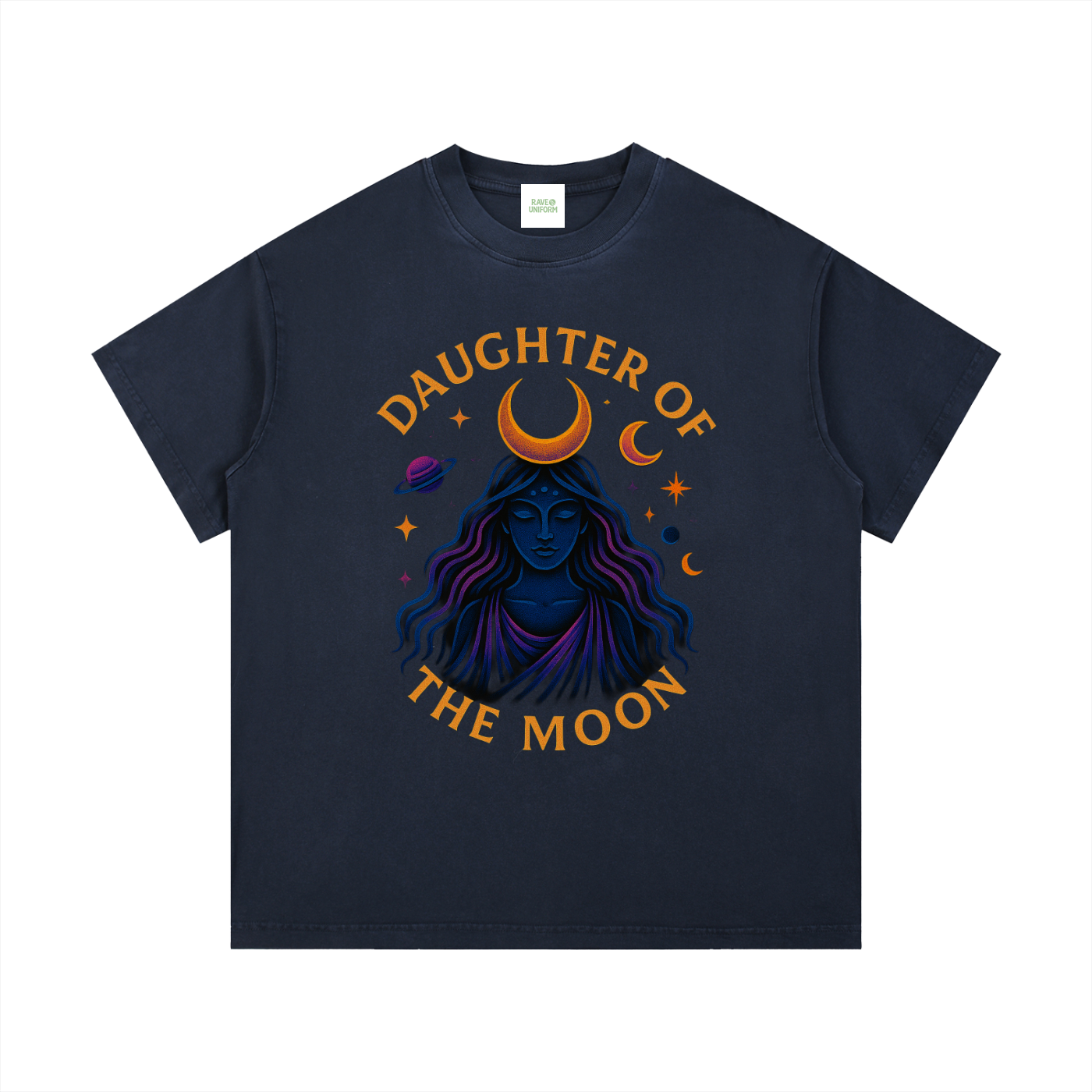 Daughter of The Moon T-Shirt - Rave Uniform Detail View