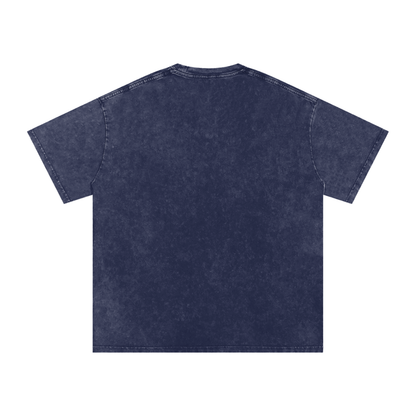 Daughter of The Moon Oversized Vintage T-Shirt in Royal Blue alternate view by Rave Uniform