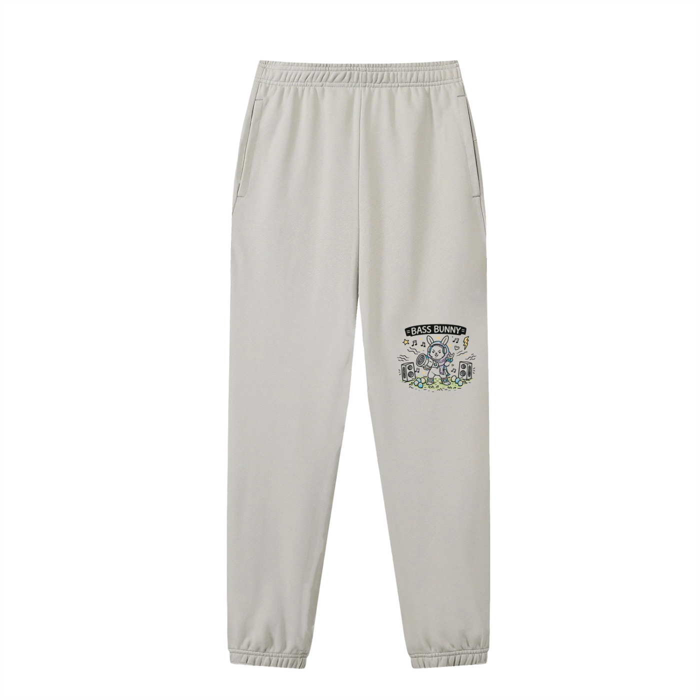 Bass Bunny Sweatpants - Rave Streetwear View