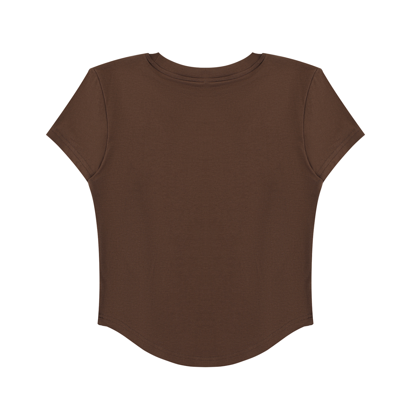 Comfy Paneled Crop T-Shirt - Rave Uniform Detail View