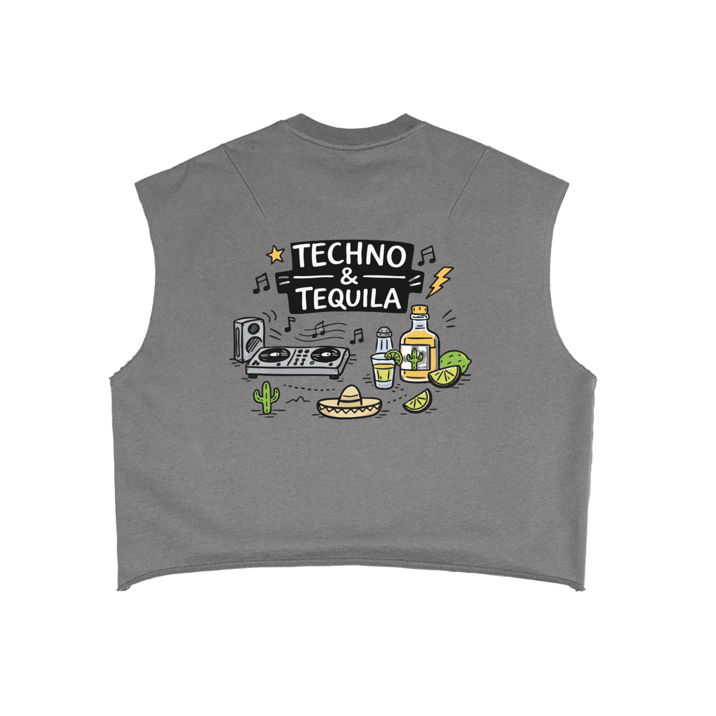 Techno & Tequila Boxy Tank Top