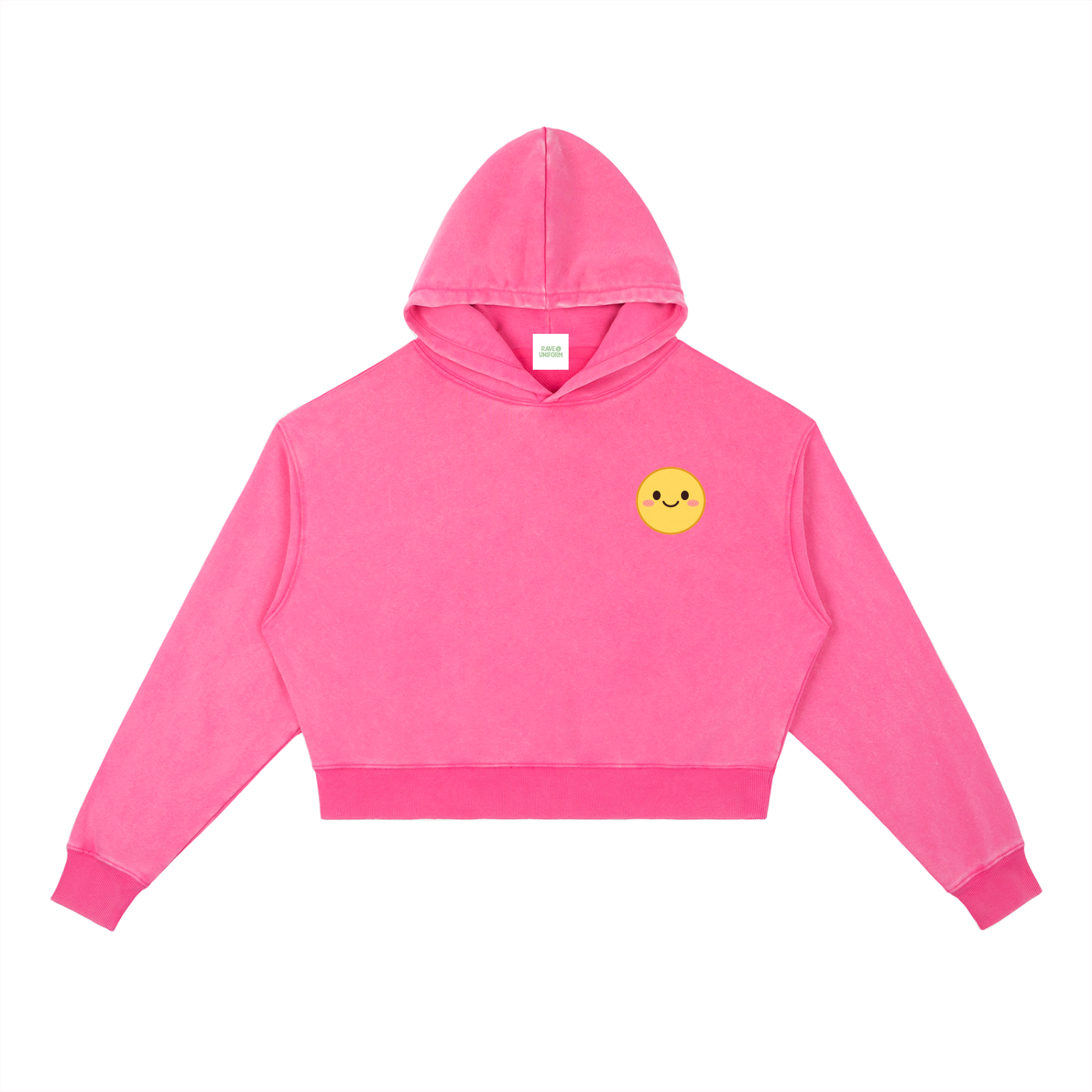 Smiley Heavyweight Hoodie - Rave Streetwear View