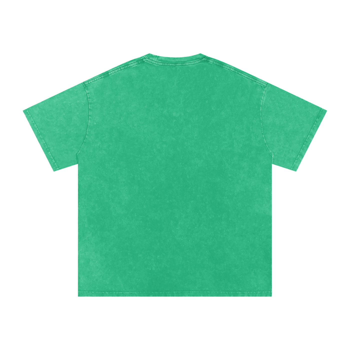 Vinyl Love Oversized Vintage T-Shirt in Grass Green detail view by Rave Uniform
