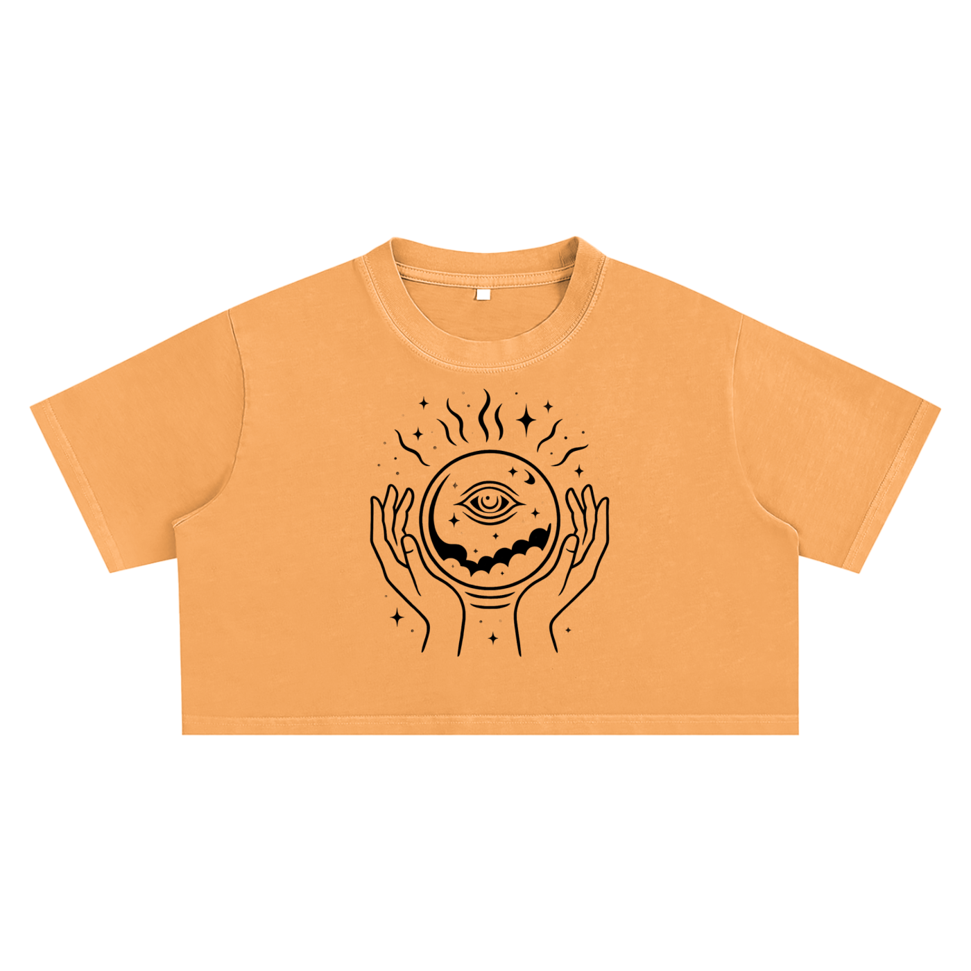 Eye Of The World Crop Top - Rave Streetwear View