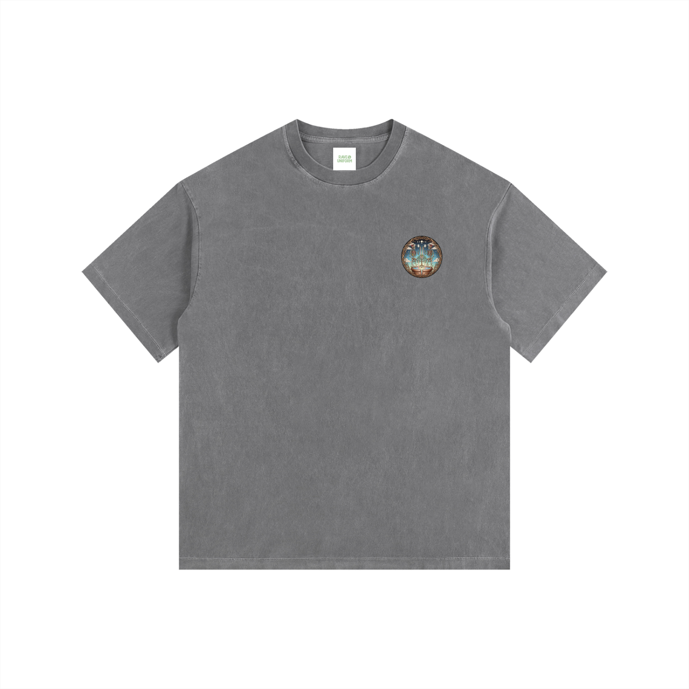 Flower Friends Oversized T-Shirt - Rave Streetwear View