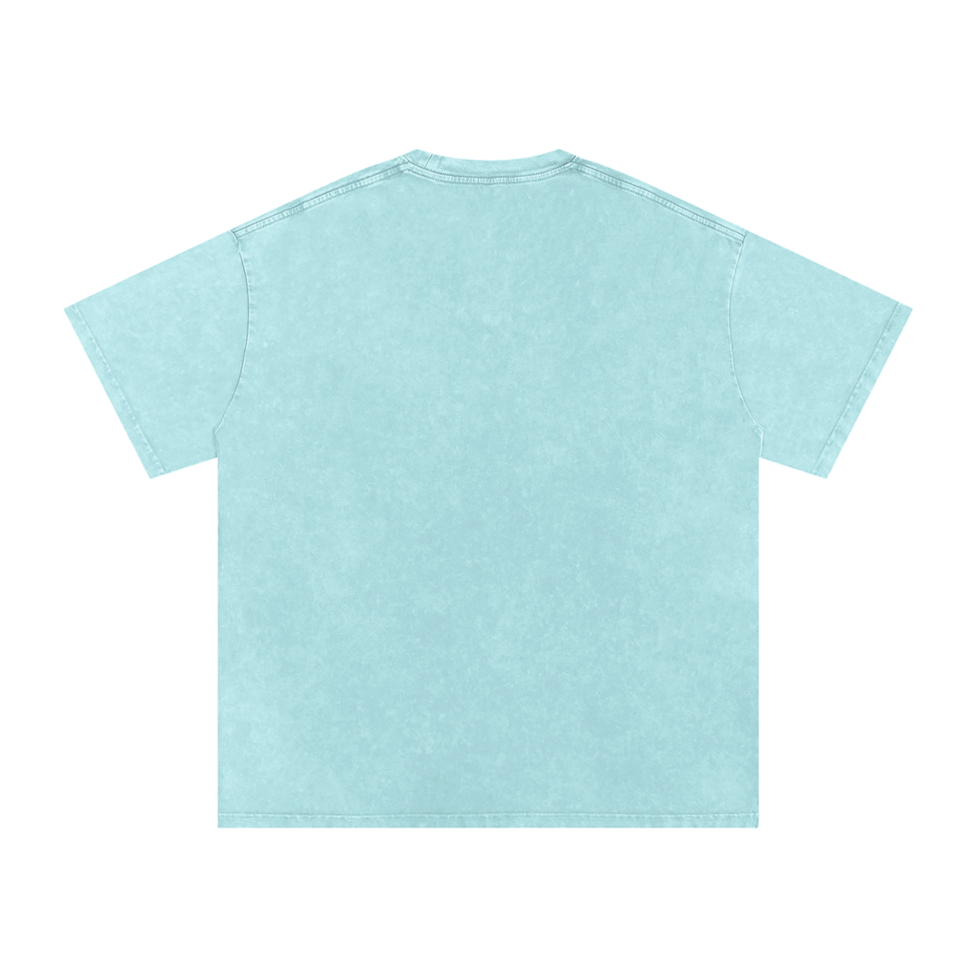 Rolling Balls Oversized Vintage T-Shirt in Water Blue alternate view by Rave Uniform